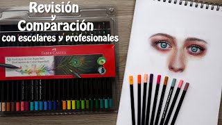 PRISMACOLOR VS FABER CASTELL POLYCHROMOS  COMPARATIVA LÁPICES DE COLORES  ¿Cual es mejor [upl. by Horten]