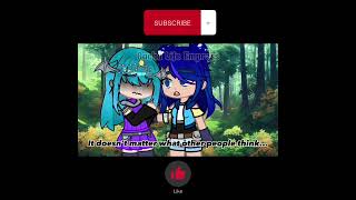 Welcome to my darkside 😏😏  Gacha Meme  Gacha Trendold trend  Lunar and Funneh KrewItsFunneh [upl. by Garrick]