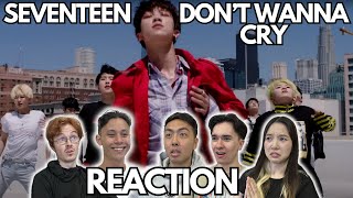 SEVENTEEN DONT WANNA CRY MV  CHOREO REACTION [upl. by Inohs]