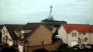 Cockenzie Power Station Chimney Demolition [upl. by Asyl337]