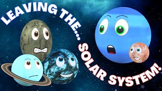 Solar System Planets  Neptune leaves the Solar System  Planets for Kids [upl. by Ellevart52]