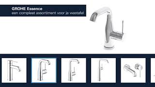 Facq  Grohe  Wastafelkraan Essence MSize [upl. by Rosecan]