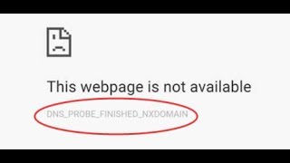 How to Fix DNSPROBEFINISHEDNXDOMAIN WINDOWS 10 [upl. by Norvall153]