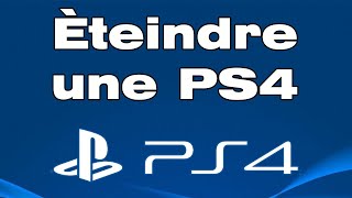 Comment éteindre une PS4 [upl. by Kiki]