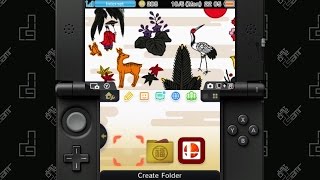 3DS Home Menu Theme  Hanafuda Overview amp Music [upl. by Aicilef]