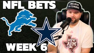 Lions vs Cowboys Week 6 Bets  NFL Sunday Picks With Kyle Kirms [upl. by Damahom]