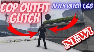 NEW POLICE OUTFIT GLITCH GTA 5 COP OUTFIT AFTER PATCH GUN BELT MODDED PS4 PC XBOX PS5 EASY BEST [upl. by Elda]