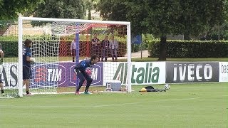 Lallenamento di Buffon e degli altri portieri azzurri [upl. by Brunk842]