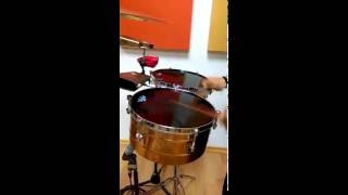 DOUBLE STROKE ROLL TIMBAL DEMOSTRATION [upl. by Nannie302]