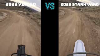 2023 YZF250 VS Stark Varg  Boise ID OMC Motocross Track [upl. by Acinemod]