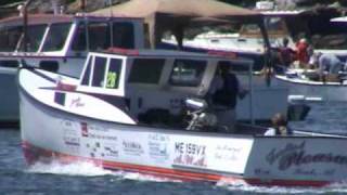 2010 Pemaquid Lobster Boat Races Foolish Pleasure 4 [upl. by Vokay]