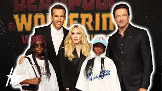 Madonna SURPRISES w Twin Daughters At ‘Deadpool amp Wolverine’ Premiere [upl. by Sydney]