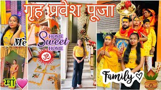 गृह प्रवेश Greh pravesh of our new home💗🕉️ furysakshi vlog [upl. by Adrianna]