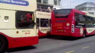 Buses in Brigton 01072010 [upl. by Allekim180]