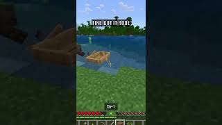 drowners can ride boats minecraft gaming [upl. by Richella]