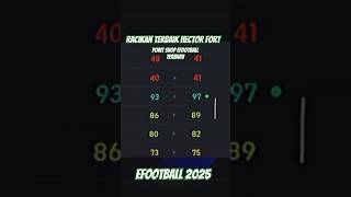 Racikan Hector Fort eFootball 2025 Poin shop terbaru eFootball shorts efootball racikanefootball [upl. by Michigan]