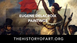 Eugene Delacroix Paintings [upl. by Ynnam]