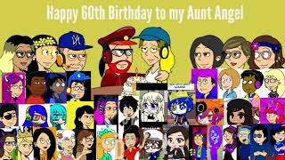 Happy 60th Birthday TommyTheWOandMinecraftGamer2K0’s Aunt Angel [upl. by Nosylla]