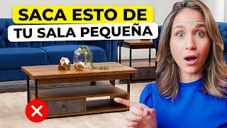 12 COSAS QUE NO DEBES TENER EN UNA SALA PEQUENA [upl. by Izabel]