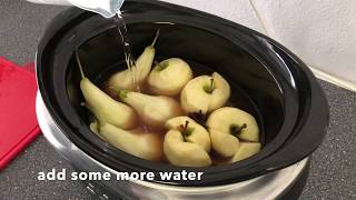 Stew fruit from the slowcooker  Crockpot [upl. by Kantor]