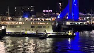 Onboard Bretagne passing Wightlink fleet for the final time November 3rd 2024 [upl. by Ynnohj461]