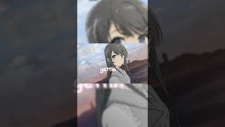 Mai Sakurajima  Attention EditAMV capcut anime maisakurajimaedit capcutedit animeedit [upl. by Ladnor174]