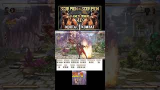 Mk1 Scorpion combo 41 gaming mortalkombat1 mk1 mk1scorpion mk1scorpioncombo thtstragic [upl. by Anayrb941]