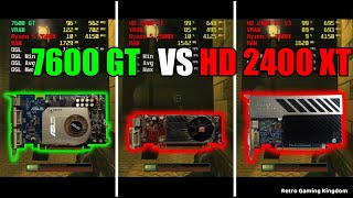 GeForce 7600 GT vs Radeon HD 2400 XT DDR2 and GDDR3 Test In 5 Games No FPS Drop  Capture Card [upl. by Nirehtac506]