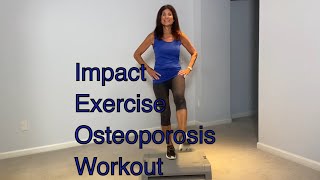 Impact Exercise for Osteoporosis and Osteopenia for Beginners and Seniors [upl. by Haydon209]