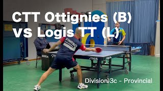 CTT Ottignies Blocry B VS Logis TT Auderghem L [upl. by Jermayne815]