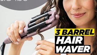 Top 5 Best 3 Barrel Hair Waver 2023  Hami Gadgets [upl. by Rebmik96]