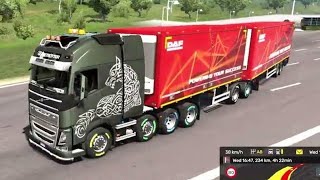 2 Trailers Attach toTruck  ट्रक से जुड़े 2 ट्रेलर  Realistic Driving in Euro Truck Simulator 2 [upl. by Corette363]