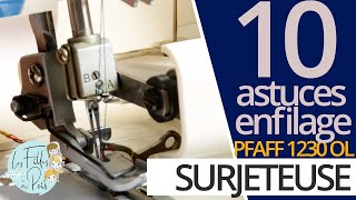 10 astuces pour enfiler la surjeteuse 1230 OL de Lidl [upl. by Marys]