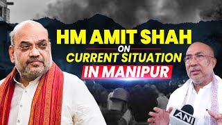 Manipur Violence  HM Amit shah on current situation CRPF BJP Border Fencing Attack  Myanmar [upl. by Thinia]