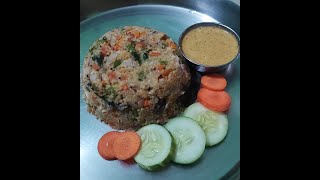 broken wheat upma ಗೋಧಿ ನುಚ್ಚಿನ ಉಪ್ಪಿಟ್ಟು healthy recipes weights loss recipes  breakfast [upl. by Lalib553]