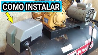 🔴Como instalar pressostato em compressor [upl. by Kyd308]