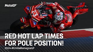 The INTENSE last 5 mins of MotoGP™ Q2 🔥  2024 EmiliaRomagnaGP [upl. by Zsa]