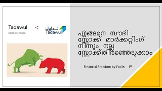 എങ്ങനെ സൗദി സ്റ്റോക്ക് മാർക്കറ്റിൽ നിന്നും നല്ല സ്റ്റോക്ക് തിരഞ്ഞെടുക്കാം stockmarketmalayalam [upl. by Geordie382]