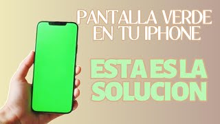 PANTALLA VERDE IPHONE [upl. by Carter]