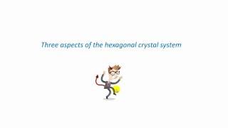 Unit 28  Three Aspects of the Hexagonal Crystal System [upl. by Ardnasil988]