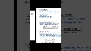 Buffers action Buffers Solution Acid base and Buffer B pharm 1st semester [upl. by Cirle]