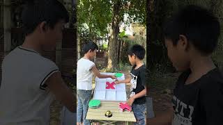 X amp O challenge Game tic tac toe game challenge Bro Loy 😜 vs long 🙂 who is winner 🥇 [upl. by Ahsita3]