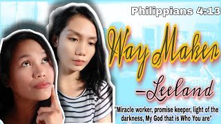 Leeland  Way Maker Official Live Video  Reaction  Ate Sy amp Cha [upl. by Kei753]