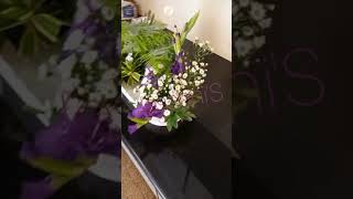 Purple Gladiolus Royalty Flower Arrangement [upl. by Enial]