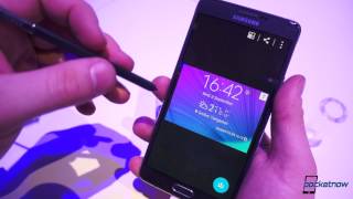 Samsung Galaxy Note 4 HandsOn  Pocketnow [upl. by Fleisig]