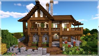 Minecraft How to Build a Large Medieval House [upl. by Gebelein506]