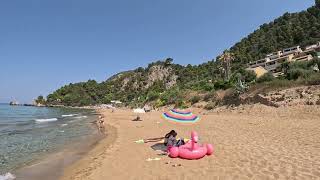 A walk on the Glyfada beach Corfu Greece [upl. by Manning]