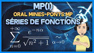 MPI Séries de fonctions  oral corrigé MinesPonts MP équivalent dune série exponentielle [upl. by Areht]