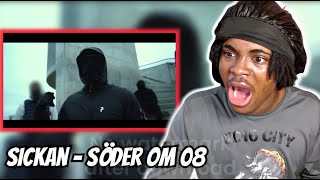 REACTING TO Sickan  Söder om 08  WAIT WHATTT🧨SWEDISH RAP [upl. by Nevek192]