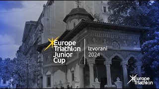 Europe Triathlon Junior Cup Izvorani 2024 [upl. by Horgan314]